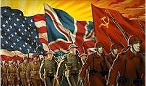 Allied - A state formally cooperating with another for a military or other purpose.
