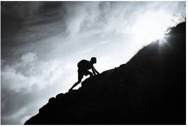 Steep - (of a slope) Rising or falling at a sharp angle.