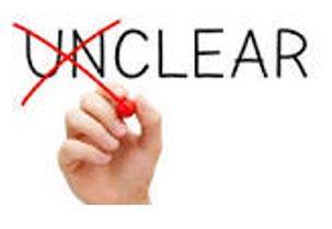 Clarified - Make (a statement or situation) less confused and more comprehensible.