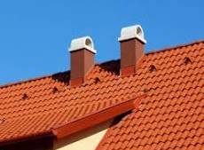 Pitched - Sloping and not flat.