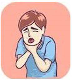 Choking - Have severe difficulty in breathing because of a constricted or obstructed throat or a lack of air.