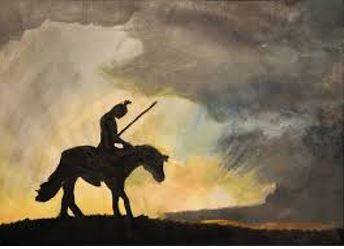 Defeated - Having been beaten in a battle or other contest.