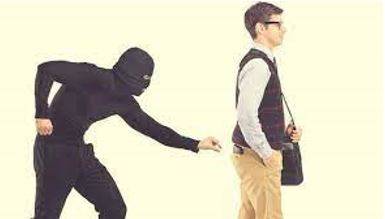 Snatched - Quickly seize (something) in a rude or eager way.