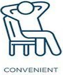 Convenient - The quality of being easy, useful or suit able for somebody