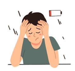 Fatigue - Extreme tiredness.