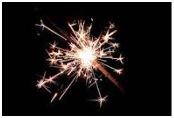 Sparked - Emit sparks of fire or electricity.