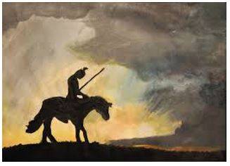 Defeated - Having been beaten in a battle or other contest.