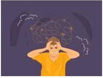 Agitation - Make (someone) troubled or nervous.