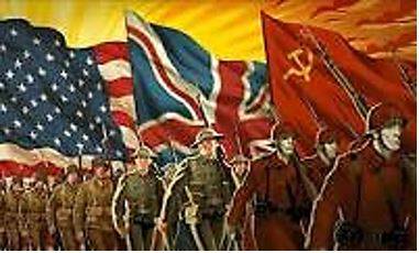 Allies - A state formally cooperating with another for a military or other purpose.