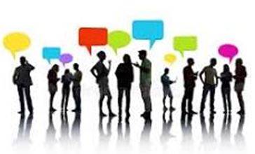 Interacting - Act in such a way as to have an effect on each other.