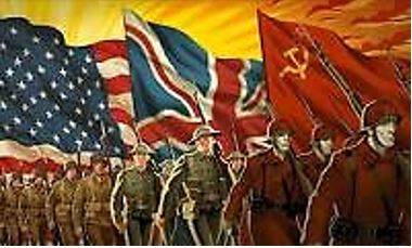 Allies - A state formally cooperating with another for a military or other purpose.