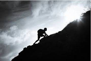 Steep - (of a slope) Rising or falling at a sharp angle.