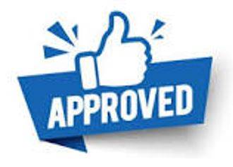 Approval - Officially agree to or accept as satisfactory.