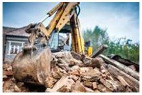 Demolishing - Pull or knock down (a building).