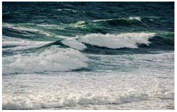 Surging - Increase suddenly and powerfully.