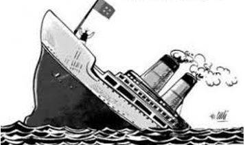 Debacle - A sudden and ignominious failure.