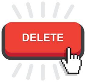 Expunged - Obliterate or remove completely (something unwanted or unpleasant).