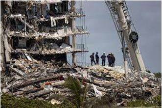 Collapse - Having fallen down or given way.