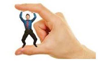 Shrink - Becoming smaller in size or amount.