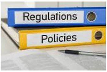 Regulations - A rule or directive made and maintained by an authority.