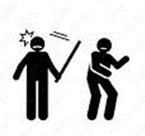 Brutal - Savagely violent.
