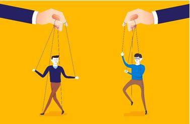 Manipulate - To control something or someone to your advantage, often unfairly or dishonestly.