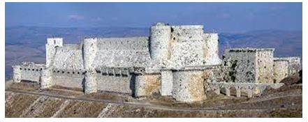 Fortified - Provided with defensive works as protection against attack.