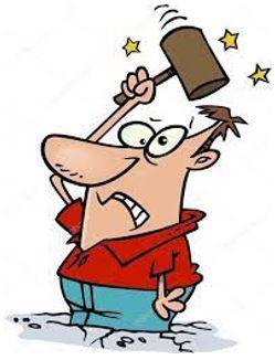 Inflicted - To force somebody to have something unpleasant or something that he/she does not want