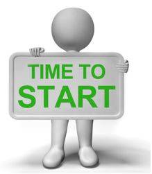 Commenced - To begin or start something.