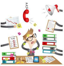 Distracted - Unable to concentrate because one's mind is preoccupied.
