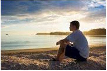 Contemplating - To spend time considering a possible future action, or to consider one particular thing for a long time in a serious and quiet way.