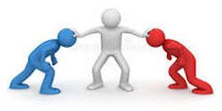 Restraining - Intended to keep someone under control or prevent someone from doing something.