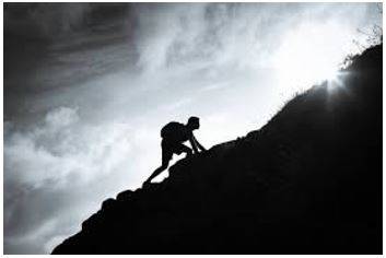 Steeped - (of a slope) Rising or falling at a sharp angle.
