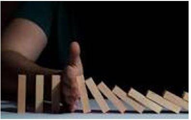 Inhibited - To prevent something or make something happen more slowly