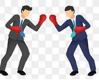 Confrontation - Come face to face with (someone) with hostile or argumentative intent.