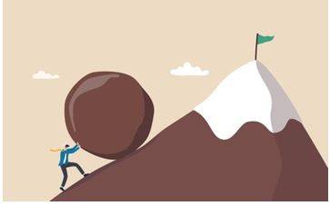 Persisting - Continue in an opinion or course of action in spite of difficulty or opposition.