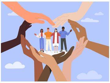 Solidarity - Agreement between and support for the members of a group, especially a political group