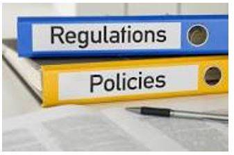 Regulations - A rule or directive made and maintained by an authority.