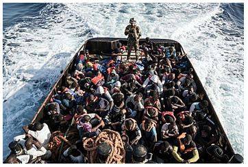 Refoulement - The forced return of refugees or asylum seekers to a country where they may face persecution.