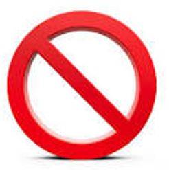 Prohibits - The action of forbidding something, especially by law.