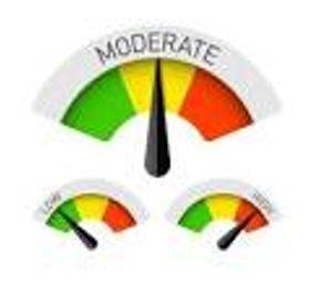 Moderating - Make or become less extreme, intense, rigorous, or violent.
