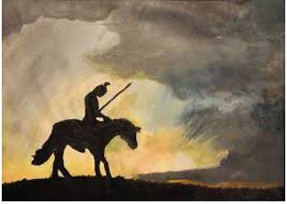 Defeat - Having been beaten in a battle or other contest.