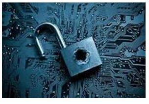Breach - Make a gap in and break through (a wall, barrier, or defence).