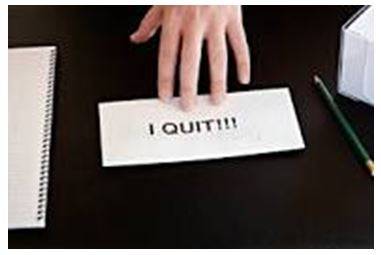 Resignation - Leave a job or office