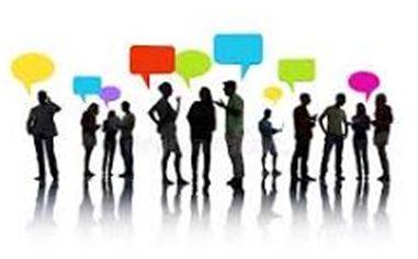Interacting - Act in such a way as to have an effect on each other.