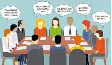 Deliberations - Discussion or thinking about something in detail.