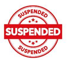 Suspension - Imposed by a judge or court but not enforced as long as no further offence is committed within a specified period.