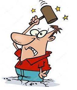 Inflicted - To force somebody to have something unpleasant or something that he/she does not want