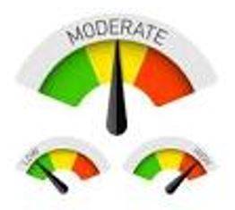 Moderated - Make or become less extreme, intense, rigorous, or violent.