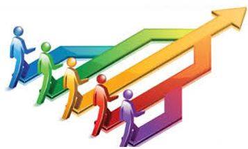 Aligned - To get or fall into line.
